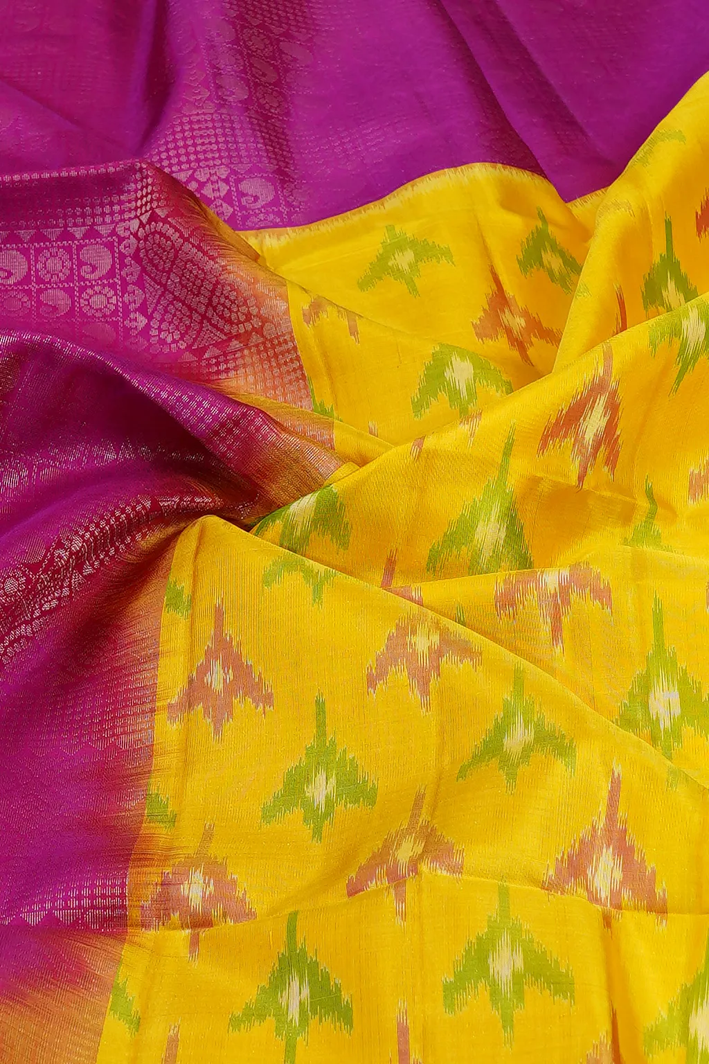 Radiant Yellow Soft Silk Saree