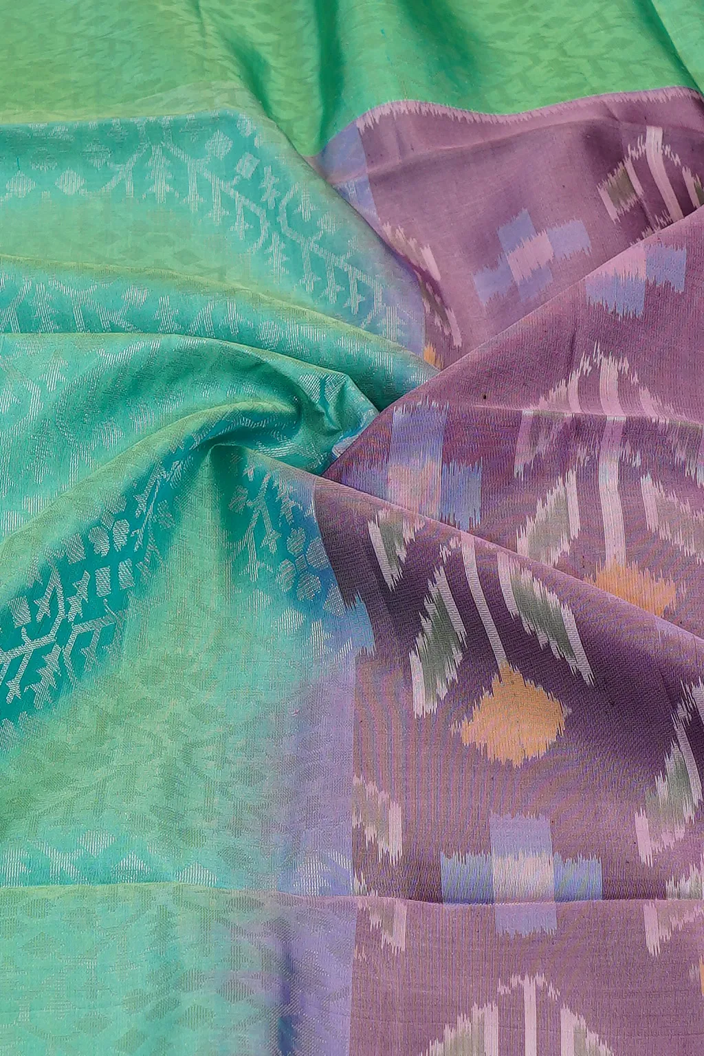 Lavender Bloom Soft Silk Saree