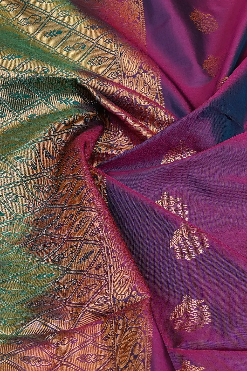Royal Violet Semi Soft Silk