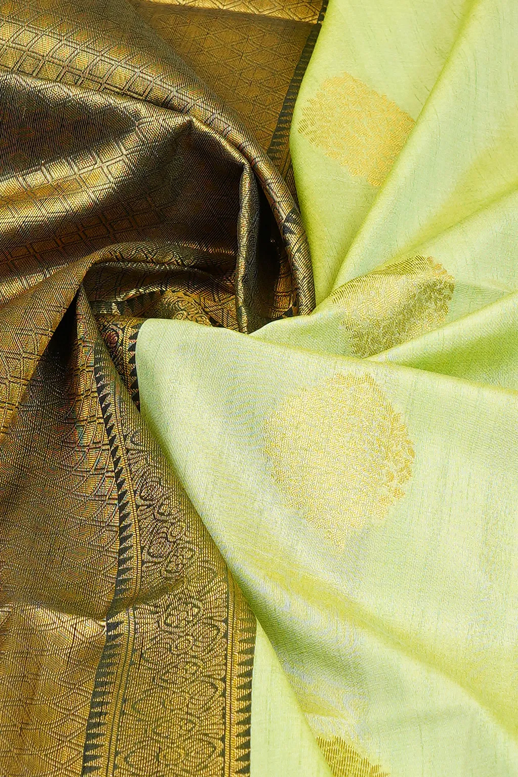 Pistachio Antique Gold Soft Silk