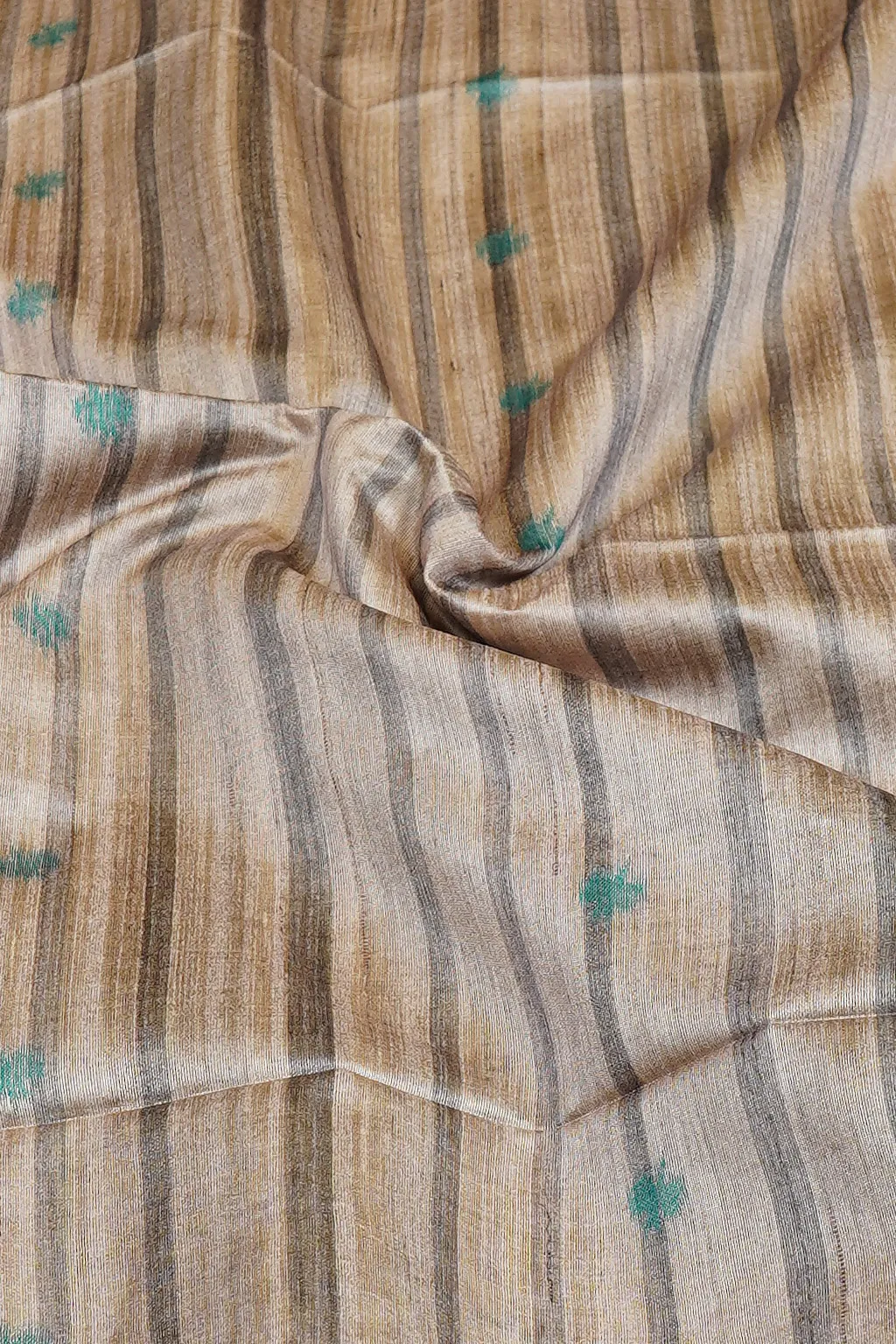 Krishna Pastel Art Semi Tussar Saree