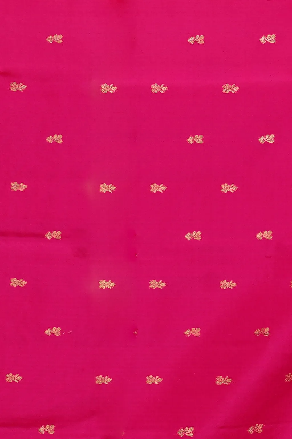 Ivory White Pure Silk Saree with Pink Brocade Pallu - Image 3