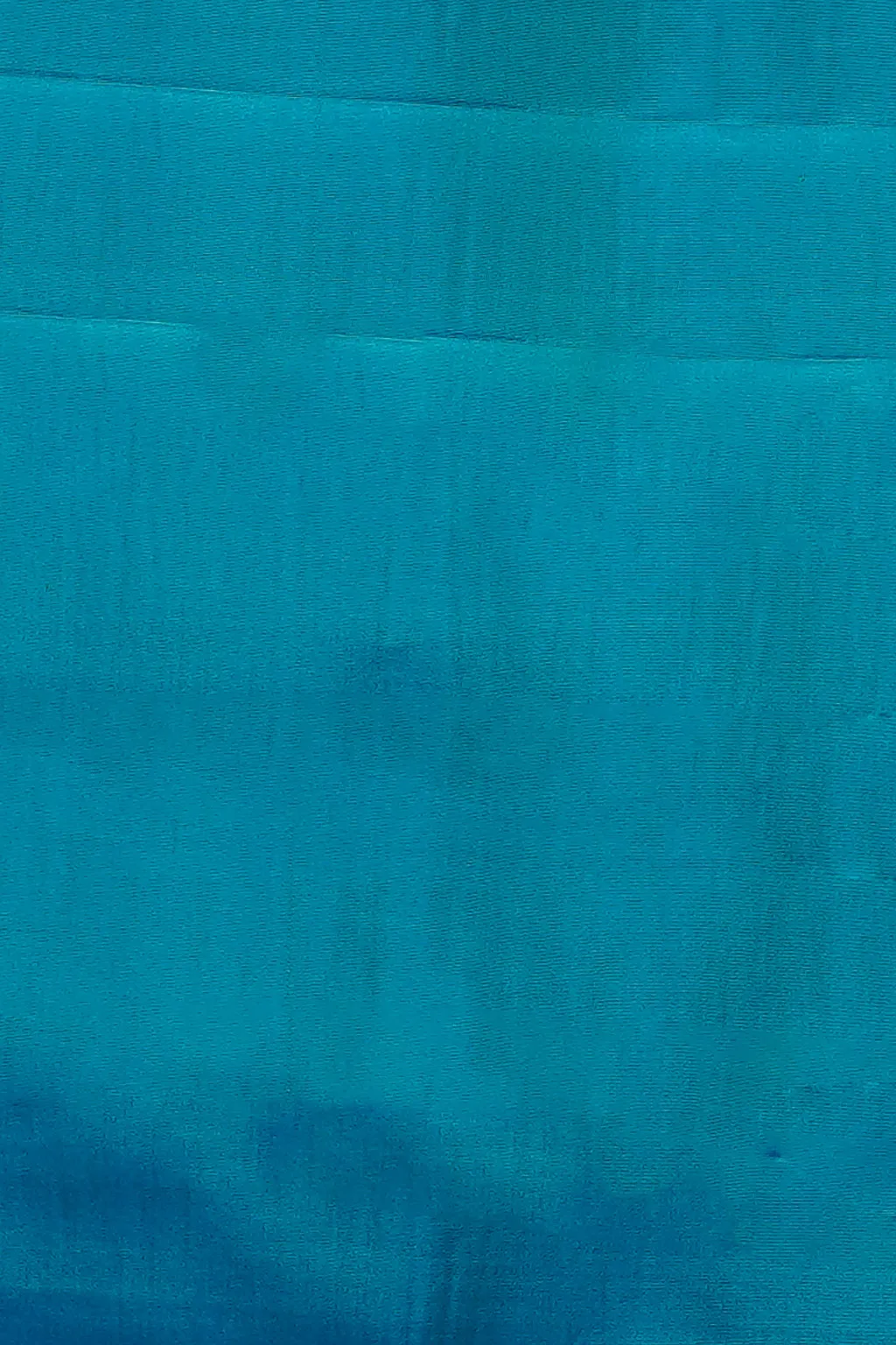 Ivory Peacock Blue Silk - Image 3