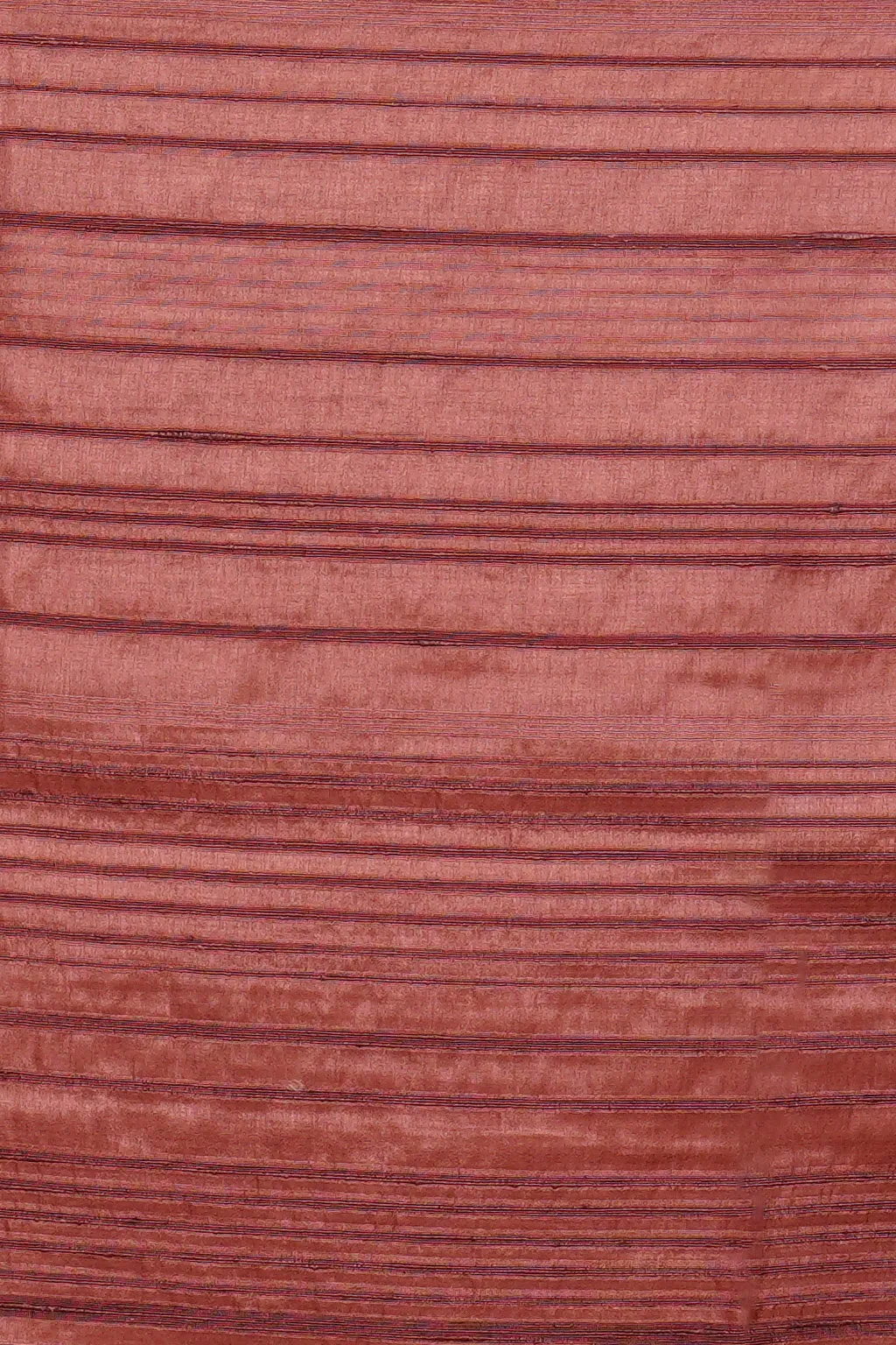 Rust Semi Tussar Embroidered Saree - Image 3