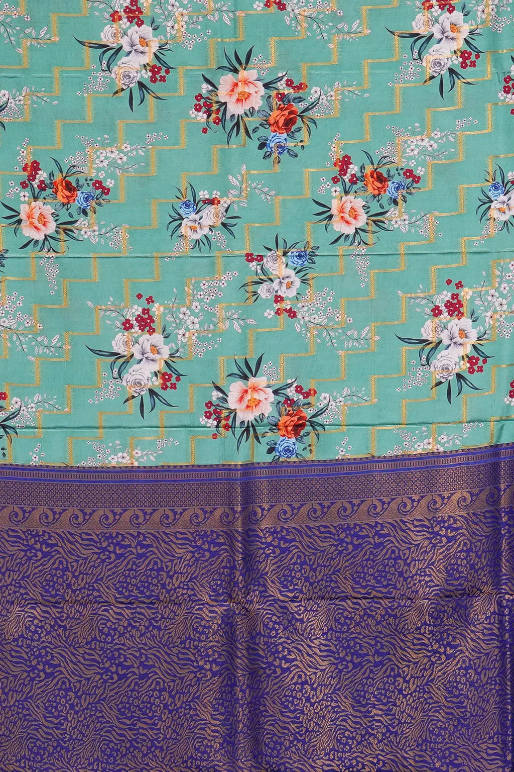 Aqua Royal Fancy Saree