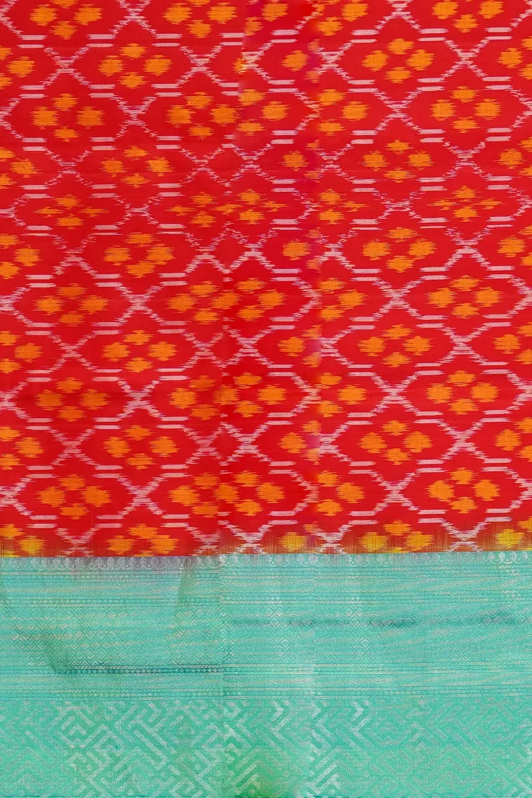 Crimson Glow Soft Silk Saree