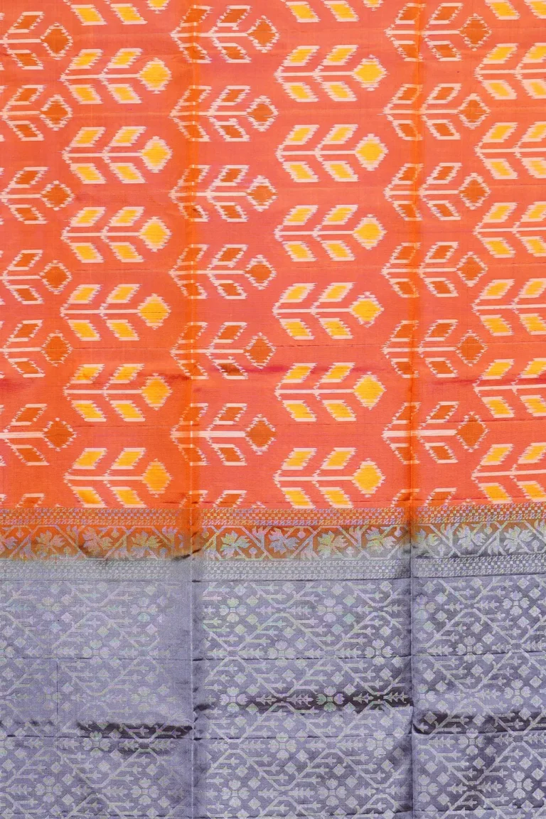 Peach Weave Soft Silk Saree