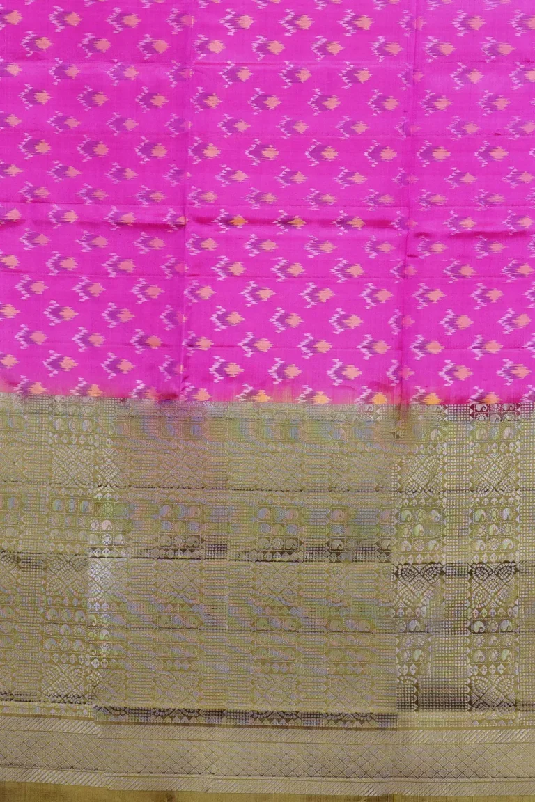 Pink Zari Soft Silk Saree