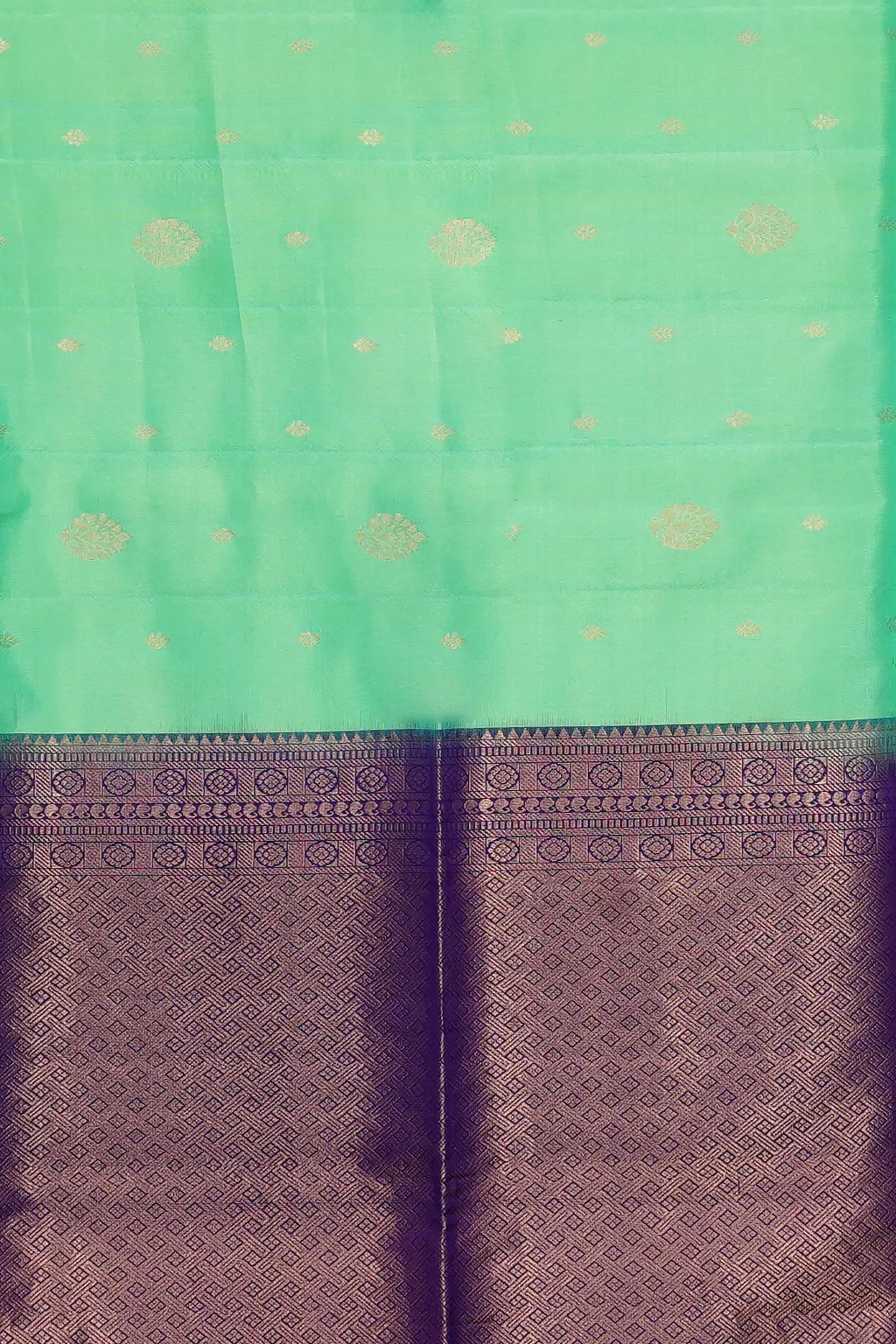 Mint Green Soft Silk Saree