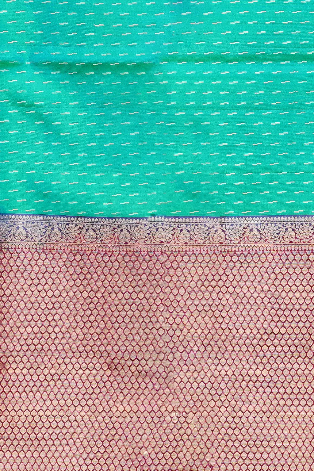 Aqua Rose Gold Soft Silk