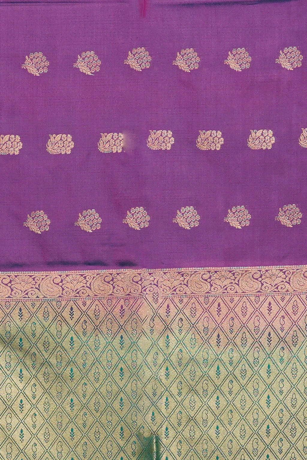 Royal Violet Semi Soft Silk
