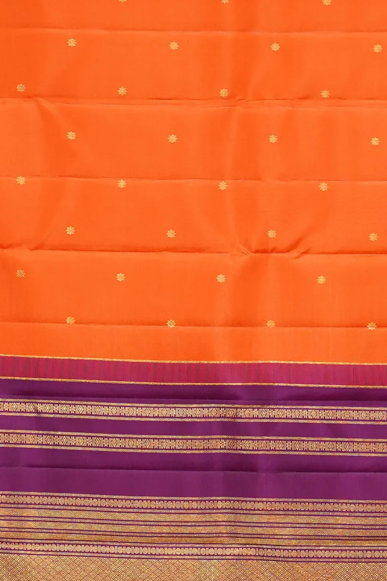 Sunset Violet Silk Saree