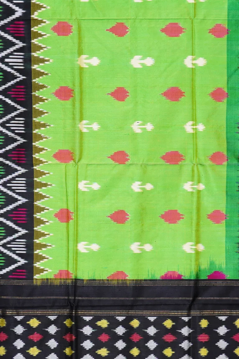 Parrot Green Heritage Silk