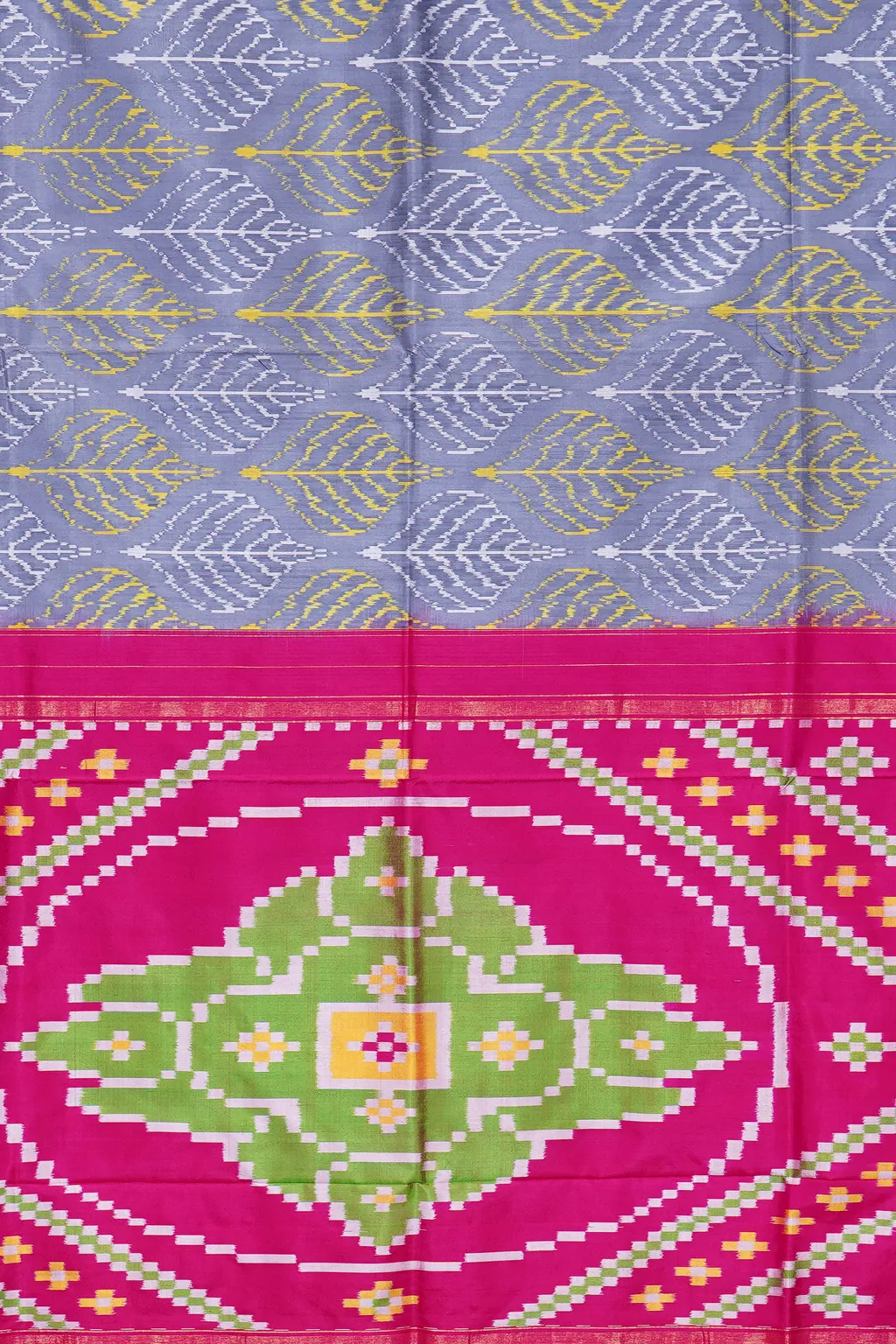 Mist Grey Pink Silk