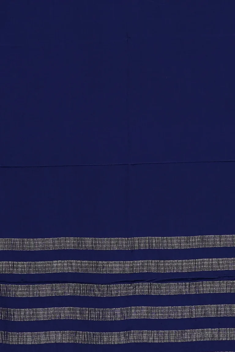 Royal Sapphire Semi Mysore Silk Saree