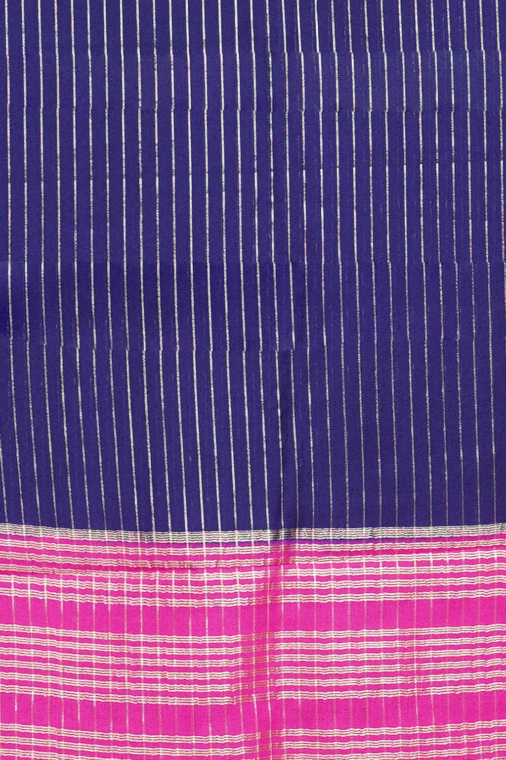 Midnight Bloom Semi Mysore Silk Saree