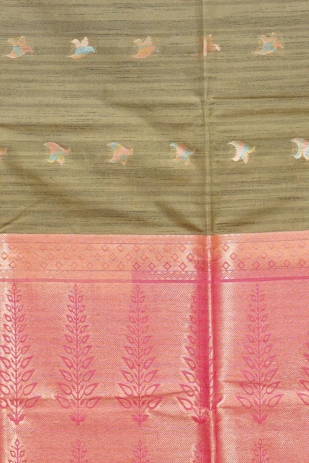 Olive Rose Semi Soft Silk